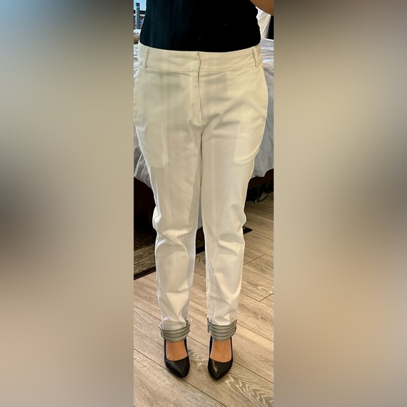 Escada Sport White Straight Leg Pants - Made in Italy - Picture 3 of 11